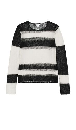 Color Bloke Stripe Open Knit Sweater in . - size L (also in M, S, XL) - Jaded London - Modalova