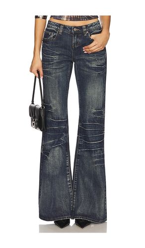 Extreme Blue Wash Flare Jeans in Blue. - size 24 (also in 25, 26, 28, 30) - Jaded London - Modalova