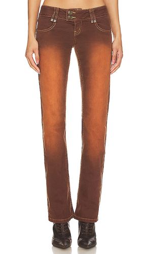 Slim Bootcut Stretch Jeans in Orange. - size 25 (also in 28) - Jaded London - Modalova