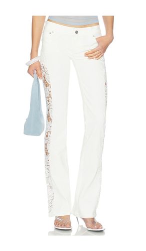 JEANS COOPER WITH LACE APPLIQUE in . Größe 25. Also in 26, 28, 30, 32, 34 - Jaded London - Modalova