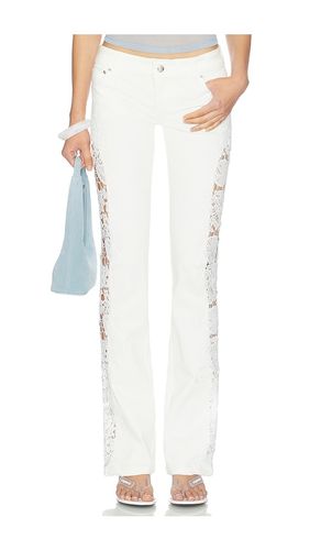 JEANS COOPER WITH LACE APPLIQUE in . Größe 24. Also in 25, 26, 28, 30, 32, 34 - Jaded London - Modalova