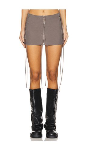 Extreme Mini Lace Up Knit Skirt in . - size L (also in M, S, XL, XS) - Jaded London - Modalova