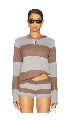 OBERTEIL STRIPE KNITTED RUGBY WITH HOOD in . Größe L. Also in M, S - Jaded London - Modalova