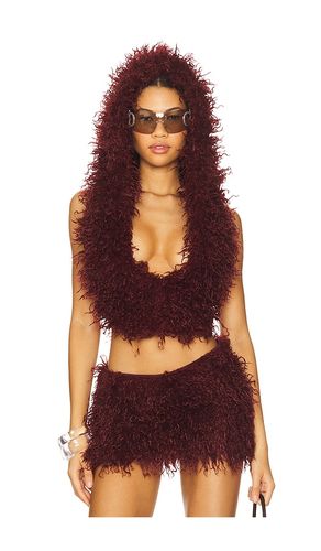 Haka Mongolian Faux Fur Backless Top in . Size M/L. Also in S/M - Jaded London - Modalova