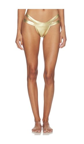 Idol Metallic Bandage Bikini Bottom in Metallic . - size M (also in S) - Jaded London - Modalova
