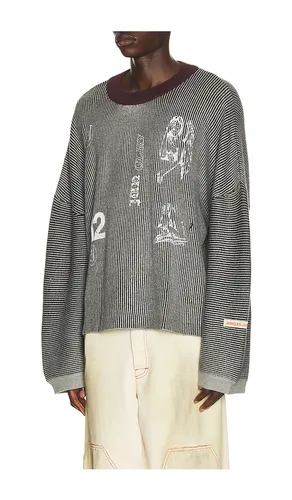 Sketches Two Tone Rib Knit Sweater in & White. - size L (also in M, S, XL/1X) - Jungles - Modalova