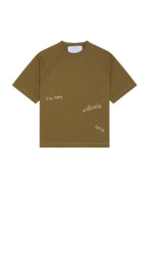 Not Here Tee in Olive. - size M (also in S) - Jungles - Modalova
