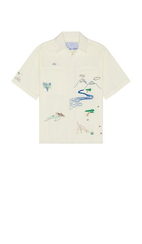 Good Thoughts Button Up Shirt in Ivory. - size L (also in M, S, XL/1X, XXL/2X) - Jungles - Modalova