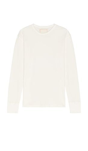 Jean Long Sleeve Tee in White. - size L (also in M, S) - Jeanerica - Modalova