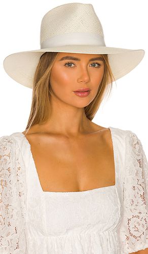 Hamilton Hat in White. - size L (also in M, S) - Janessa Leone - Modalova