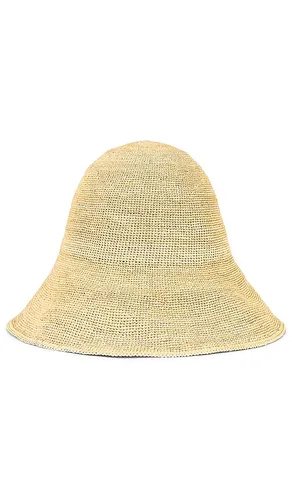 Teagan Hat in Neutral. - size L (also in M) - Janessa Leone - Modalova
