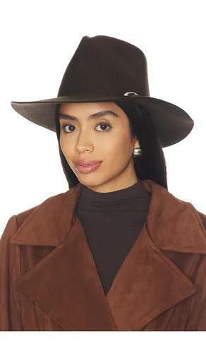 Kiko fedora hat in color olive size S (also in M) - Janessa Leone - Modalova