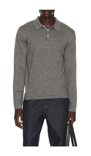 Reynolds Long Sleeve Polo in Grey. - size M (also in S, XL/1X, XXL/2X) - SIMKHAI - Modalova
