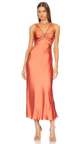 Josette Cut Out Draped Midi Dress in . Taglia 4 - SIMKHAI - Modalova