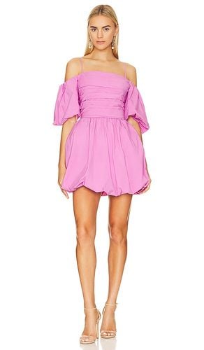 Sanam Puff Sleeve Bubble Mini Dress in Pink. - size 0 (also in 2) - SIMKHAI - Modalova