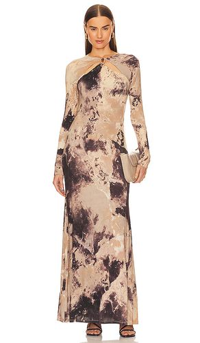 Valentina lace-trimmed sequined slip dress in beige - Simkhai