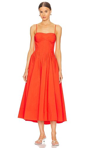 Vestido midi kittiya en color naranja talla 0 en - Orange. Talla 0 (también en 2, 4, 6, 8) - SIMKHAI - Modalova