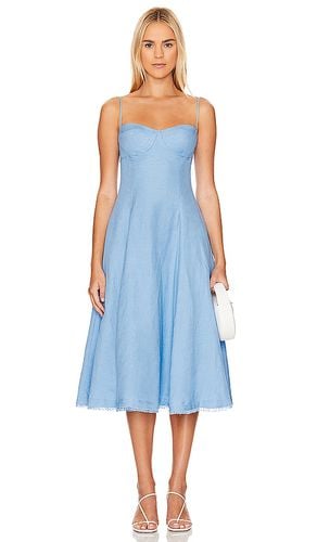 Analise Bustier Midi Dress in Baby Blue. - size M (also in L, XS) - SIMKHAI - Modalova