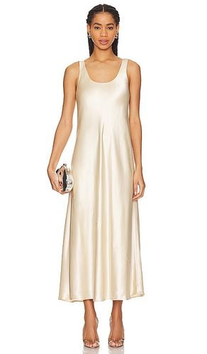 Rania Maxi Slip Dress in Metallic Neutral. - size 0 (also in 2, 4, 8) - SIMKHAI - Modalova