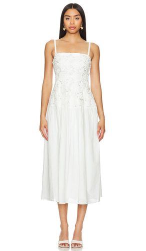 Vestido midi veronica en color talla 10 en - White. Talla 10 (también en 0, 2, 4, 6, 8) - SIMKHAI - Modalova