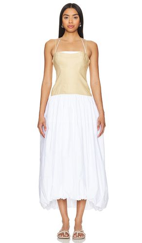 Pfeiffer Bustier Midi Dress in White. - size 2 (also in 4, 6) - SIMKHAI - Modalova