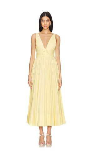 Stephanie Midi Dress in Yellow. - size 10 (also in 2, 8) - SIMKHAI - Modalova