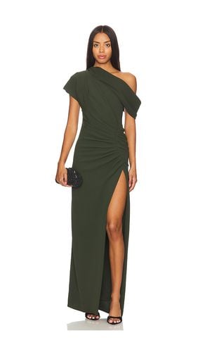 Kally Draped Midi Dress in Dark Green. - size 0 (also in 2, 4, 6, 8) - SIMKHAI - Modalova