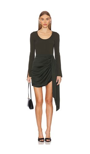 Springer Wrapped Dress in Olive. - size L (also in S, XS) - SIMKHAI - Modalova