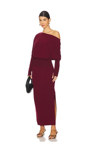 Janese Off Shoulder Midi Dress in Burgundy. - size L (also in M, S, XS) - SIMKHAI - Modalova