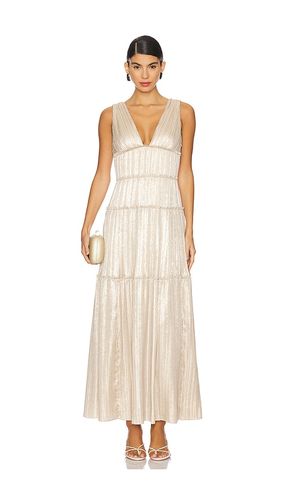 Vallen Gown in Metallic Gold. - size 00 (also in 10) - SIMKHAI - Modalova