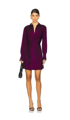 Talit Draped Front Mini Dress in Purple. - size 0 (also in 00, 10, 2, 8) - SIMKHAI - Modalova