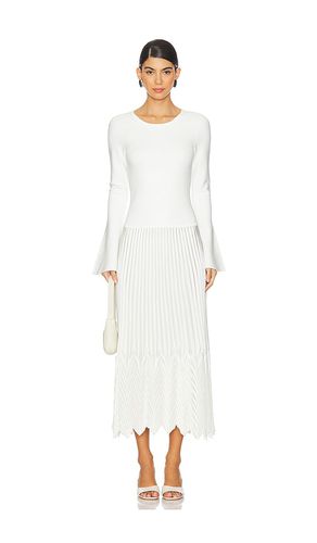 Damoni Midi Dress With Chevron Pleating in . Taglia M, S, XS - SIMKHAI - Modalova