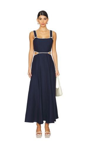 Amren Cut Out Midi Dress in Navy. - size L (also in M, S, XS) - SIMKHAI - Modalova