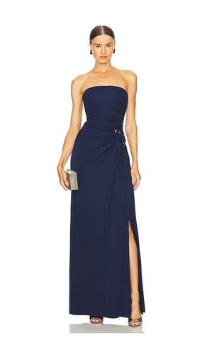 Emma Strapless Bustier Gown in Navy. - size 0 (also in 00, 10, 2, 4, 6, 8) - SIMKHAI - Modalova