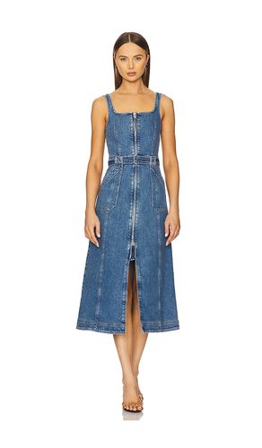 Manson Sleeveless Belted Midi Dress in Blue. - size 00 (also in 4, 6) - SIMKHAI - Modalova