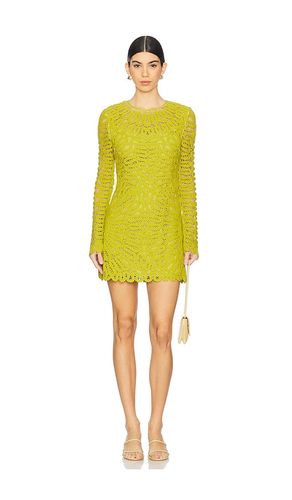 Mccall Long Sleeve Mini Dress in Lemon,Green. - size 0 (also in 10, 2, 4, 8) - SIMKHAI - Modalova