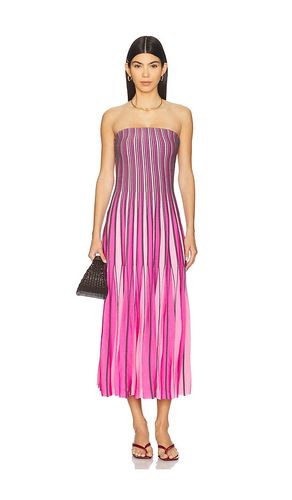 Soleil Midi Dress in Pink. - size L (also in M, S) - SIMKHAI - Modalova