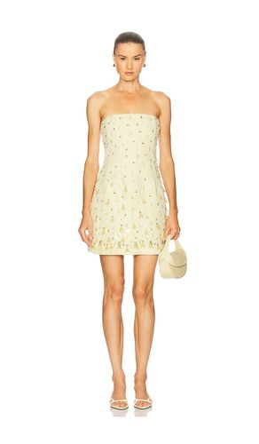 Yasmin Bustier Mini Dress in Yellow. - size 0 (also in 10, 12, 2, 4, 6, 8) - SIMKHAI - Modalova