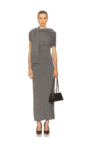 Hathaway Midi Dress in Grey. - size L (also in M, S, XS) - SIMKHAI - Modalova