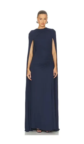 Demi Cape Gown in Navy. - size 2 (also in 6, 8) - SIMKHAI - Modalova