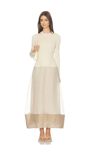 Maril Long Sleeve Dress in Beige. - size S (also in M) - SIMKHAI - Modalova