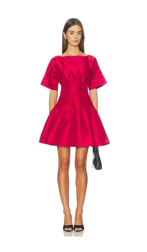 Tali Short Sleeve Mini Dress in Red. - size 0 (also in 10, 2, 4, 6, 8) - SIMKHAI - Modalova