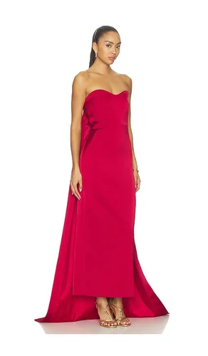 Dinah Strapless Midi Dress in Red. - size 0 (also in 2, 4, 6, 8) - SIMKHAI - Modalova