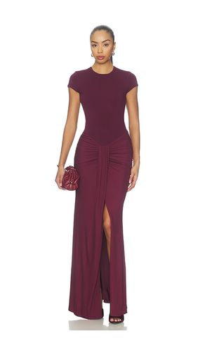 Matilde Short Sleeve Gown in Purple. - size 0 (also in 2, 4, 6, 8, 10) - SIMKHAI - Modalova