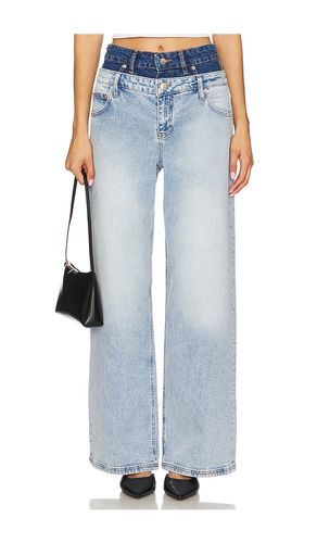 Kove Double Waistband Jean in Blue. - size 24 (also in 25, 30) - SIMKHAI - Modalova