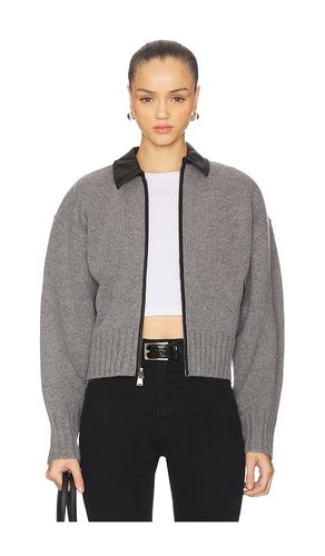 Zofia Zipper Cardigan in Grey. - size L (also in M, S, XS) - SIMKHAI - Modalova