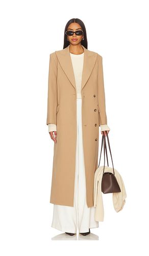 Silvia Tailored Coat in Tan. - size 2 (also in 4, 8) - SIMKHAI - Modalova