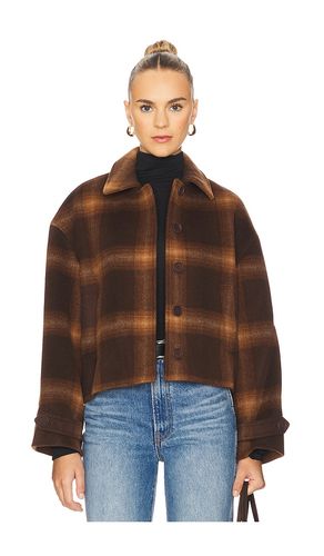 Colby Plaid Jacket in Brown. - size L (also in M, S, XS) - SIMKHAI - Modalova