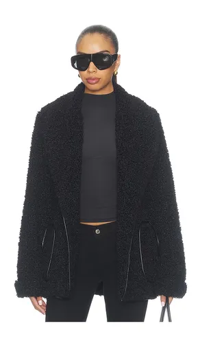 Kimia Sherpa Tie Waist Jacket in . Size L. Also in M, S - SIMKHAI - Modalova