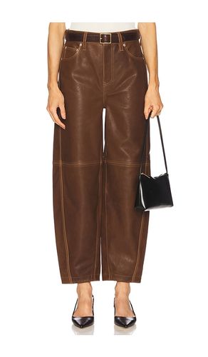Waldon Curved Leg Pant in Brown. - size 0 (also in 2, 4, 6, 8) - SIMKHAI - Modalova